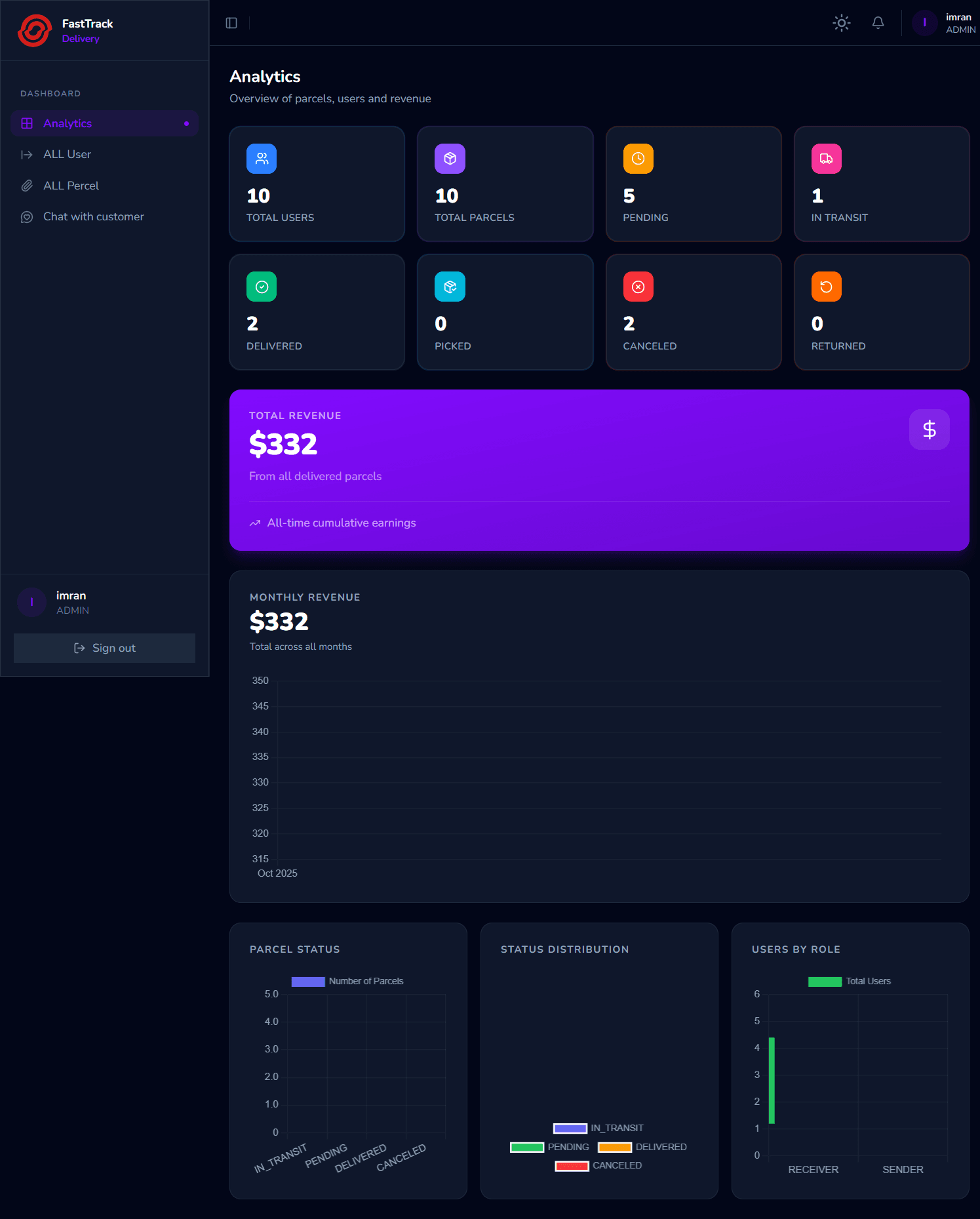Parcel Delivery App screenshot 5