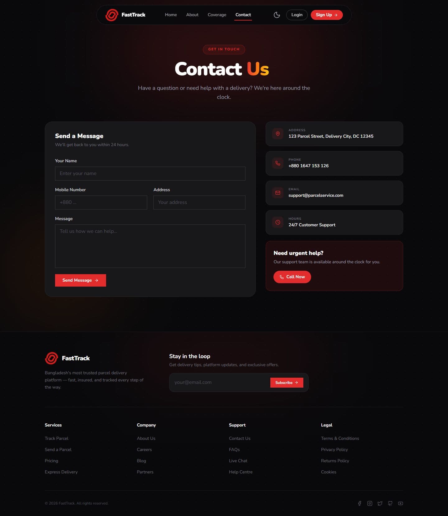 Parcel Delivery App screenshot 7