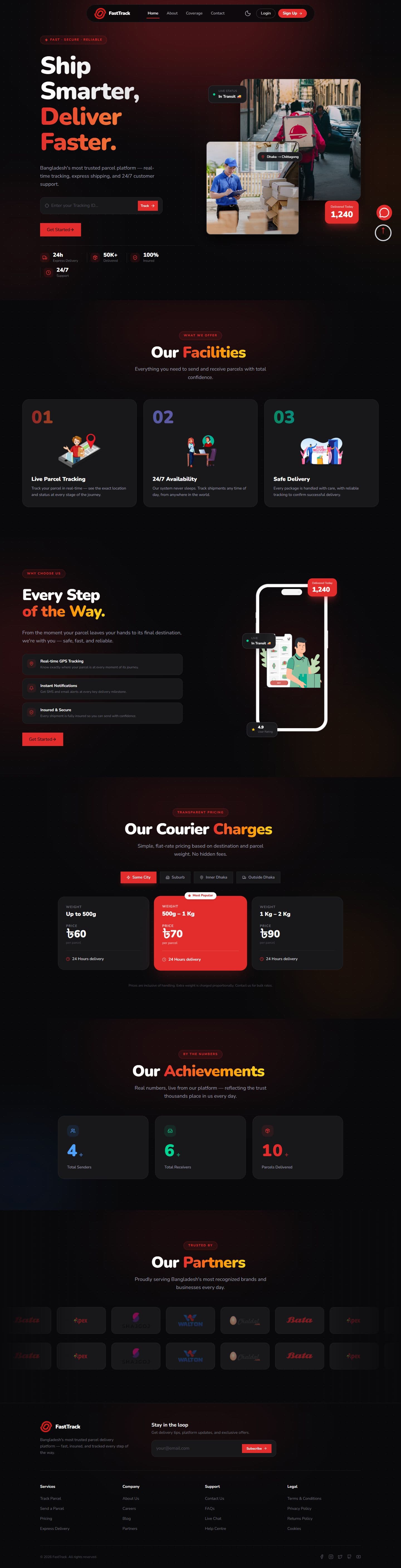 Parcel Delivery App screenshot 1