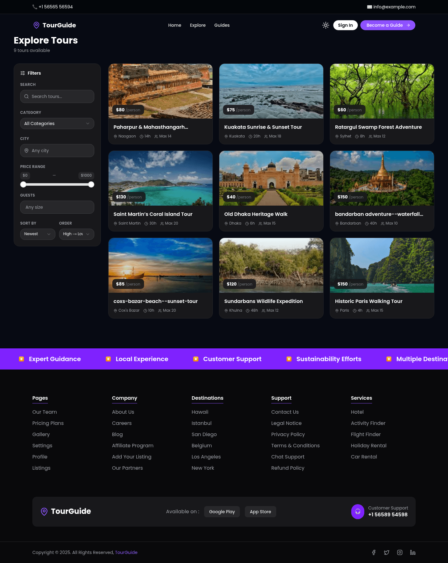 TourGuide screenshot 2